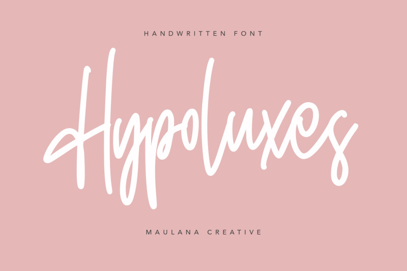 hypoluxes-handwritten-signature-brush-typeface