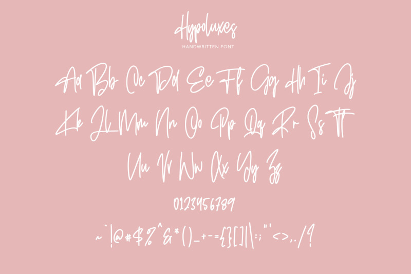 hypoluxes-handwritten-signature-brush-typeface