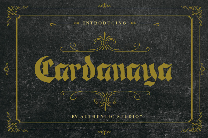 cardanaya-blackletter-font