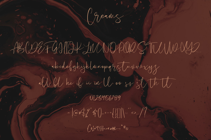 creams-handwritten-script-handmade-beauty-font