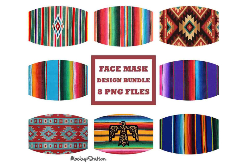 serape-face-mask-sublimation-design-bundle-southwest-aztec-navajo-png