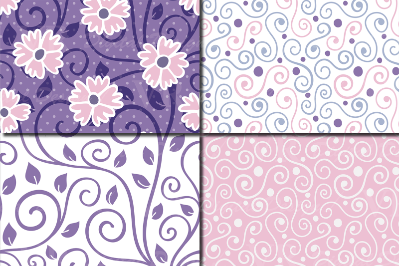 floral-swirls-blue-pink-purple-seamless-digital-paper