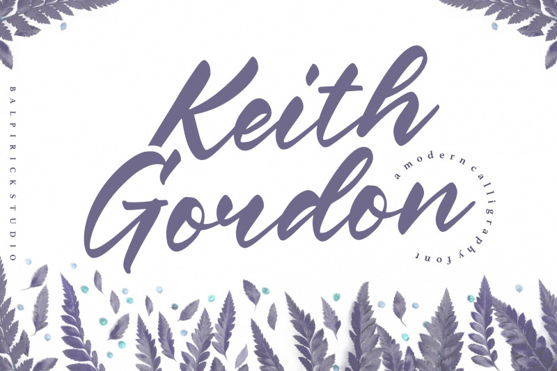 keith-gordon-modern-calligraphy-font