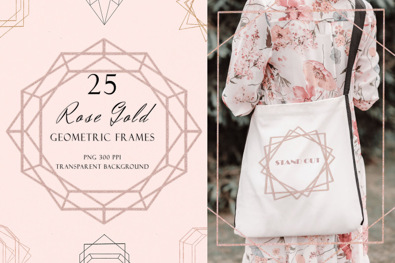 rose-gold-polygonal-frames-and-shapes