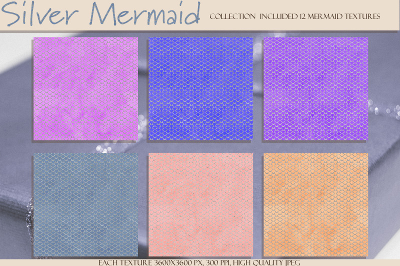 silver-mermaid-glitter-digital-paper