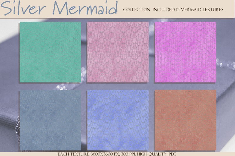 silver-mermaid-glitter-digital-paper
