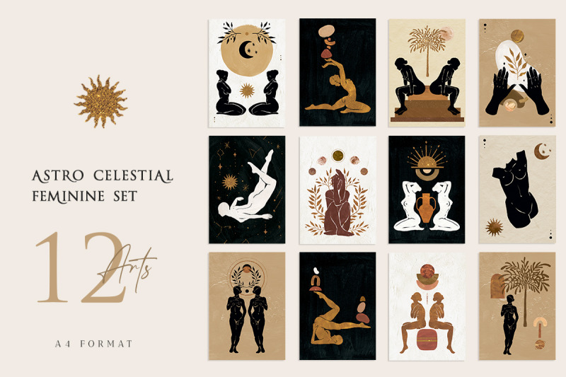 astro-celestial-feminine-prints