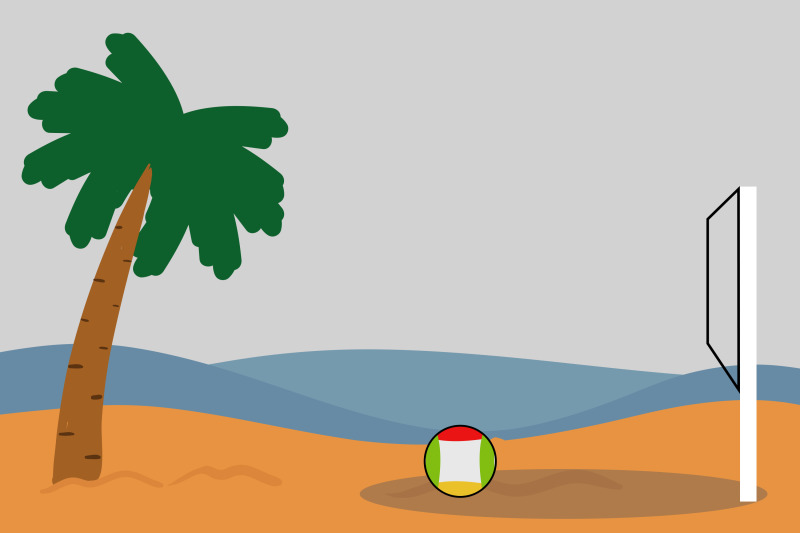 summer-flat-illustration-with-beach-volleyball