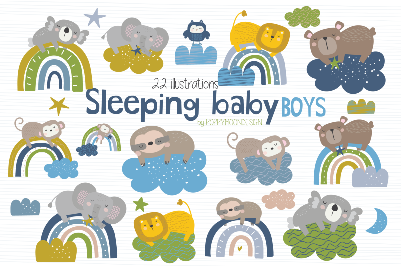 sleeping-baby-boys-clipart