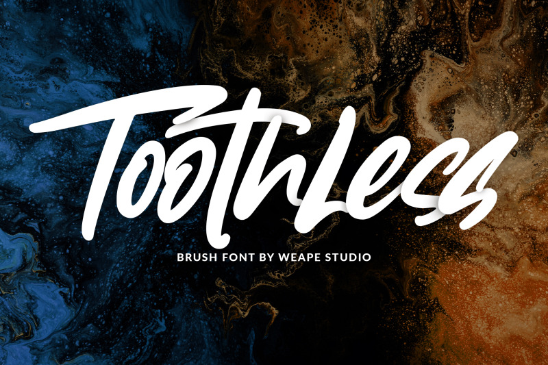 toothless-brush-font