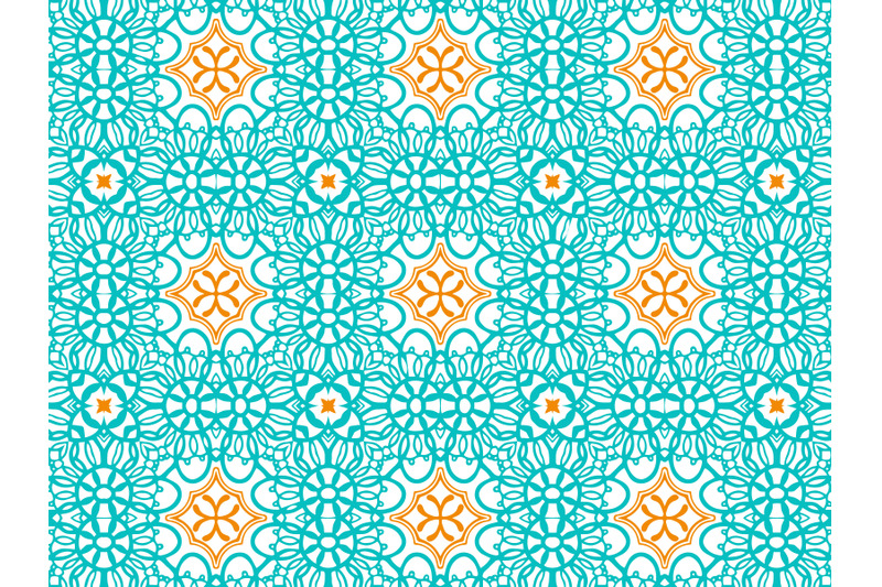 pattern-abstract-blue-orange-color