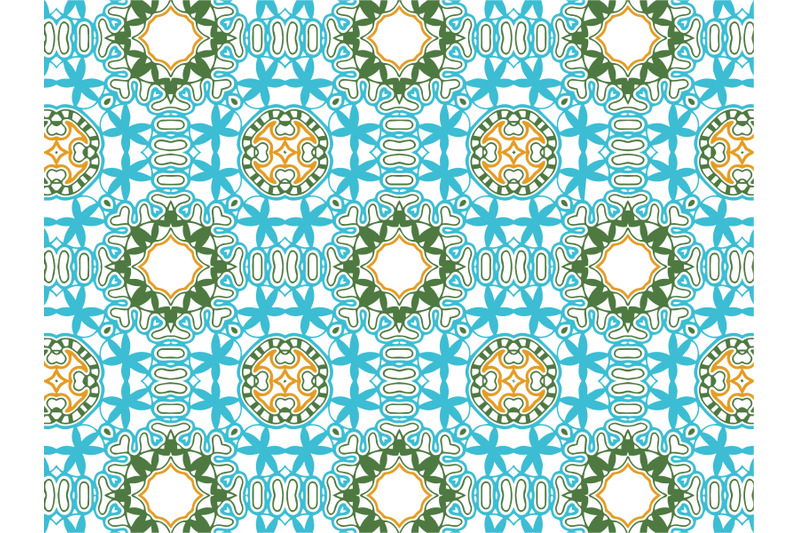 pattern-abstract-blue-green-orange-color