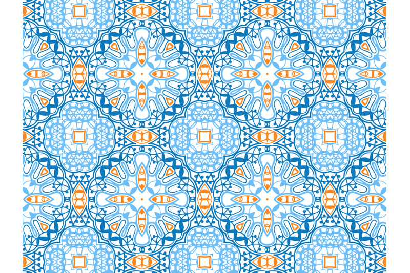 pattern-abstract-blue-orange-color