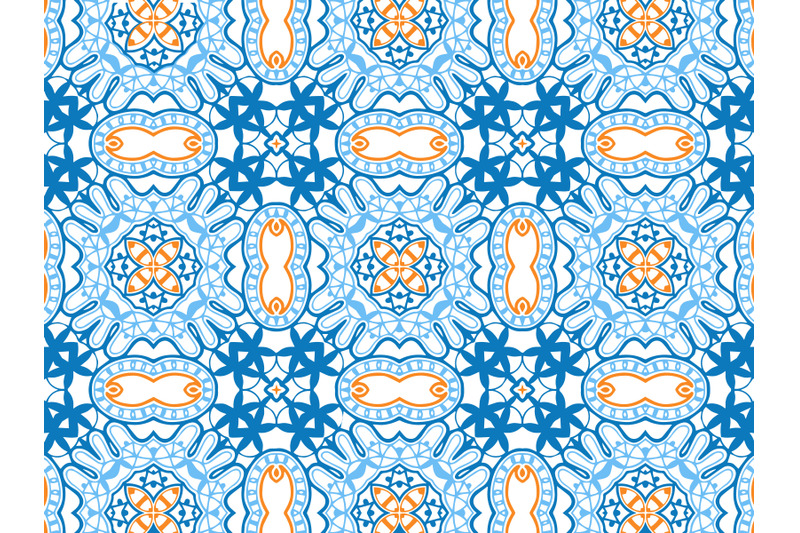 pattern-abstract-orange-blue-color