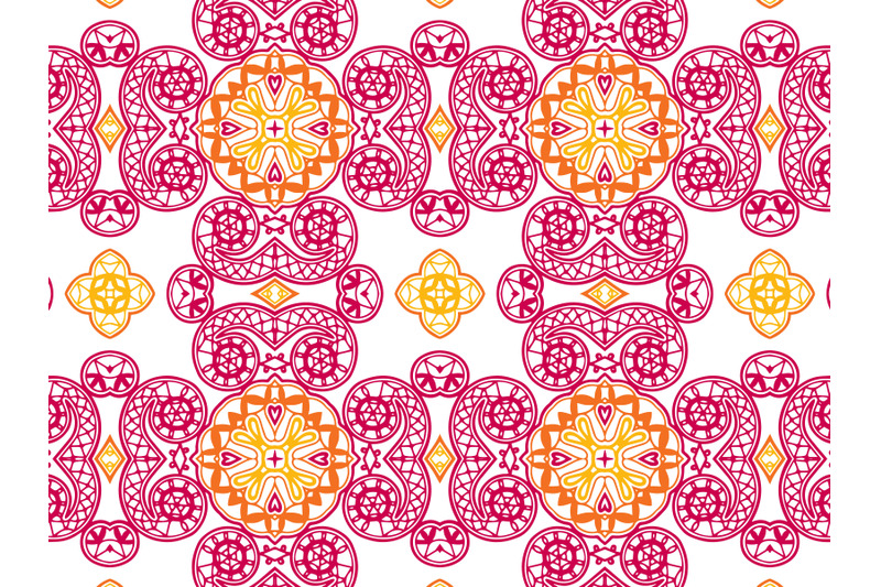 pattern-abstract-pink-orange-color