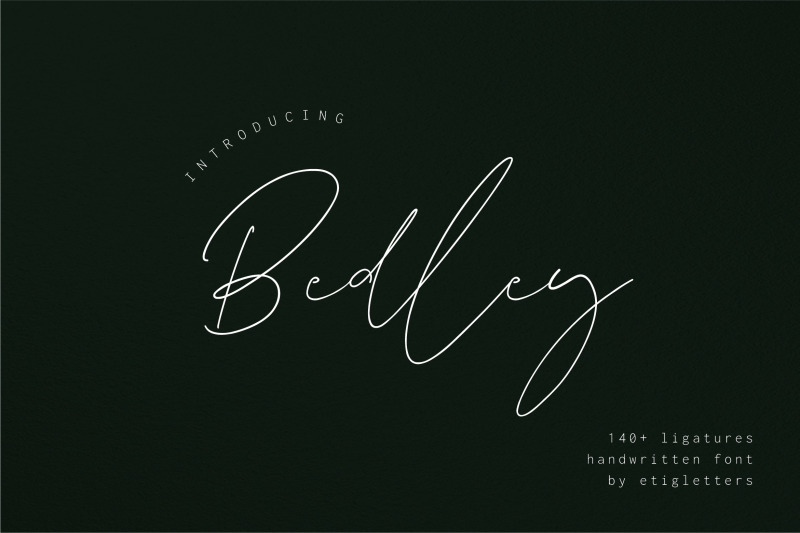 bedley-handwritten-font