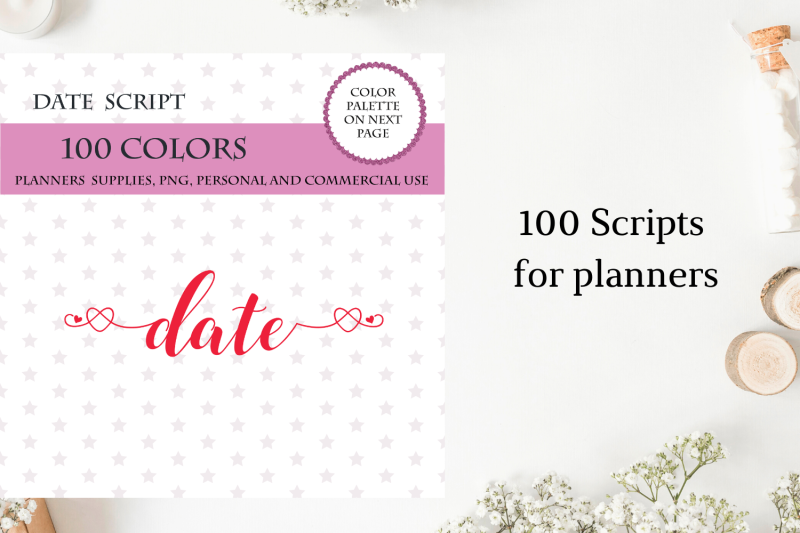 100-date-night-font-clipart-date-sticker-clipart-date-planner-for-planner