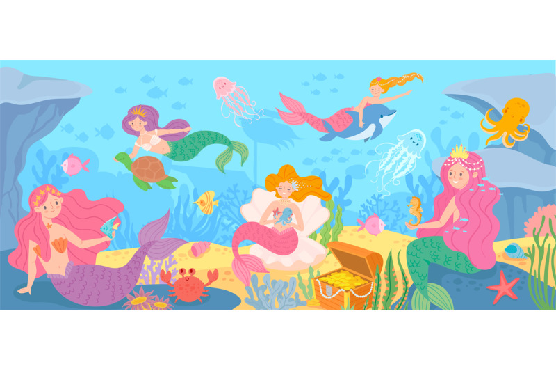 underwater-with-mermaids-seabed-with-mythical-princesses-and-sea-crea