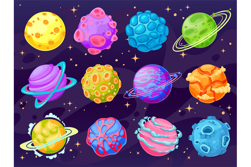 fantasy-cartoon-planets-multicolor-cosmic-planet-objects-for-game-des