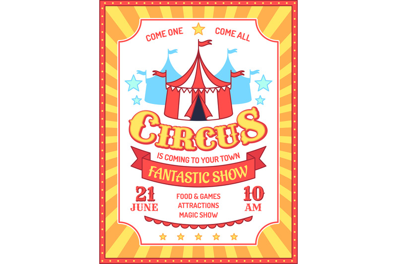 circus-poster-fun-fair-event-invitation-carnival-performances-announ