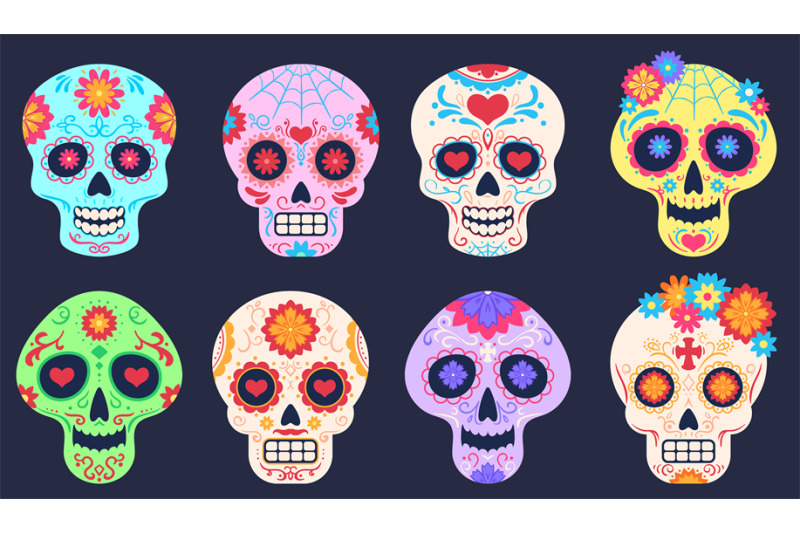 dead-day-skulls-dia-de-los-muertos-decoration-with-flowers-and-skulls