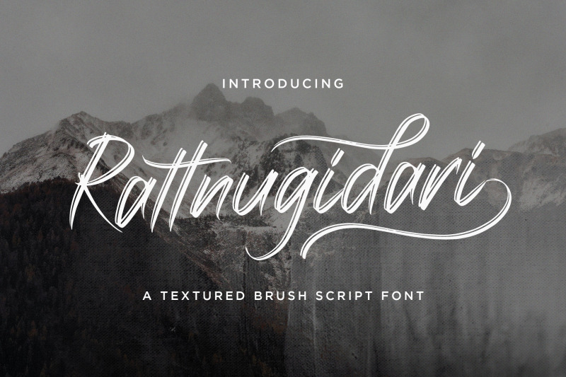 rattnugidari-brush-script-font