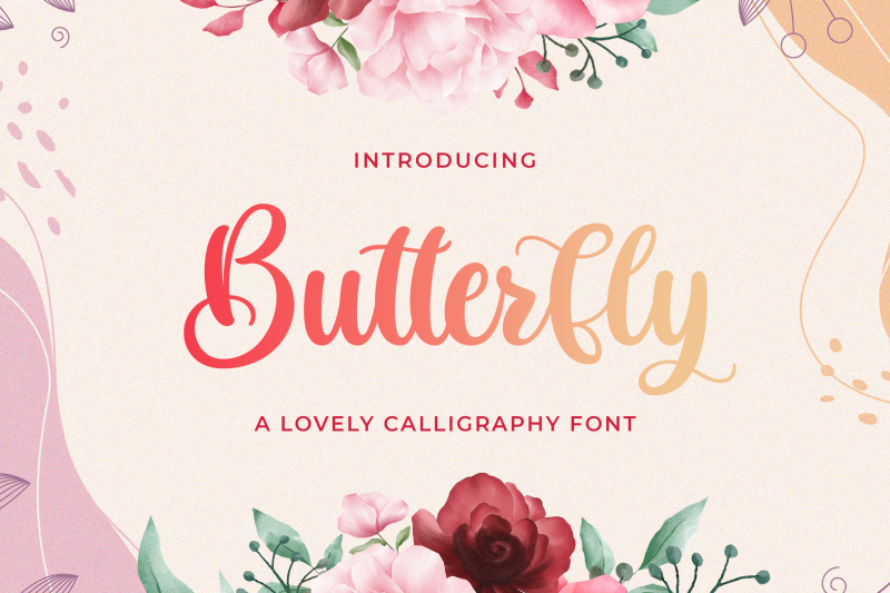 butterfly-lovely-calligraphy-font