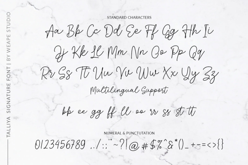 talliya-signature-font