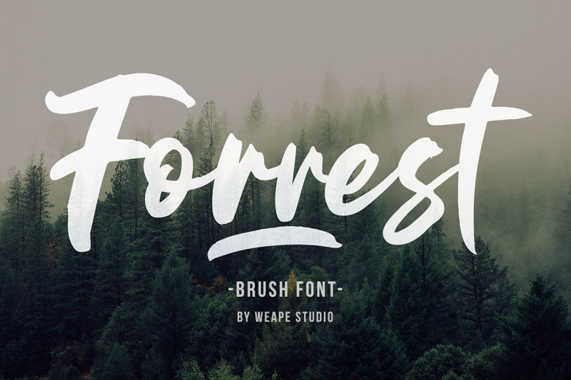 forrest-brush-font