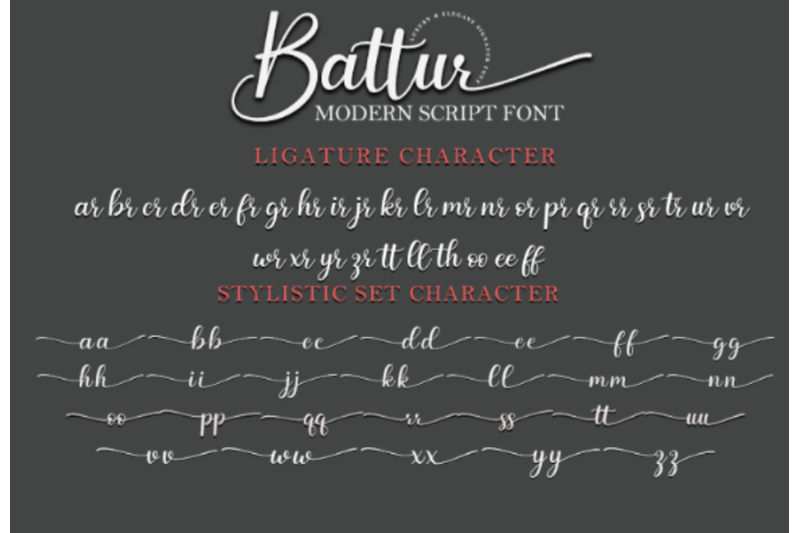 battur-modern-signature-font