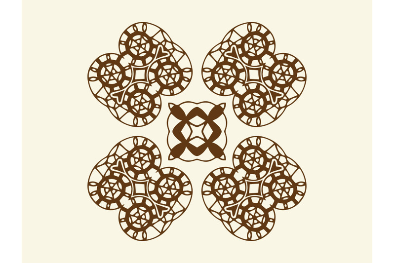 ornament-abstract-brown-color