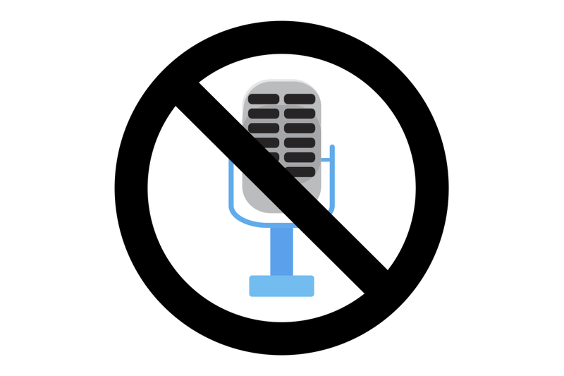 no-voice-in-microphone-ban-karaoke-badge