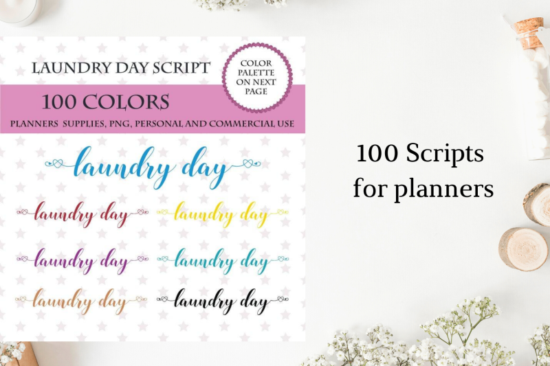 100-laundry-day-font-clipart-cleaning-functional-stickers