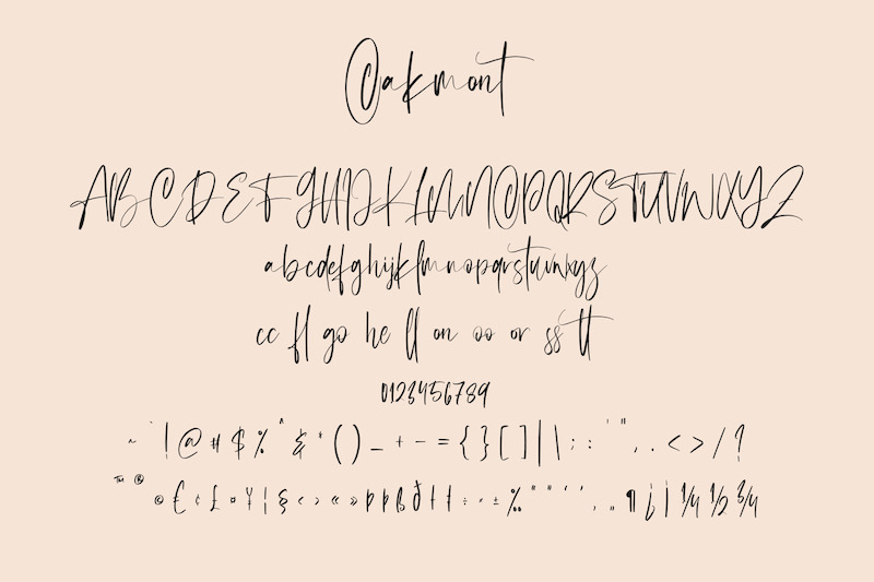 oakmont-script-logo-handmade-font