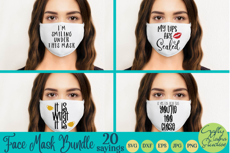 Download Face Mask Svg Bundle, Face Mask Quotes, Funny Face Mask Svg By Crafty Mama Studios ...