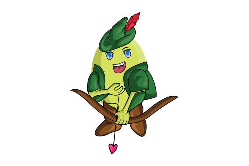 ambarella-fruit-archer-cartoon-character