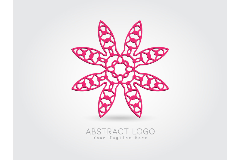 logo-abstract-pink-color