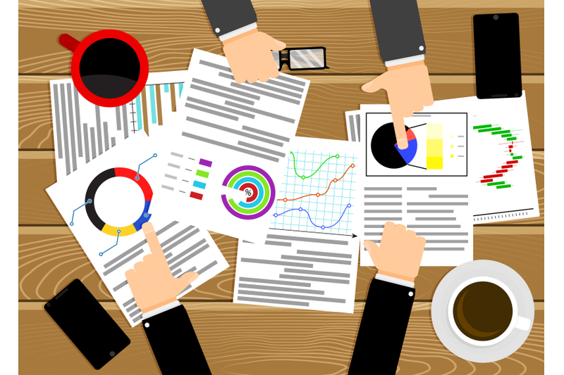 analyzing-chart-graphic-business-meeting-and-looking-annual-report