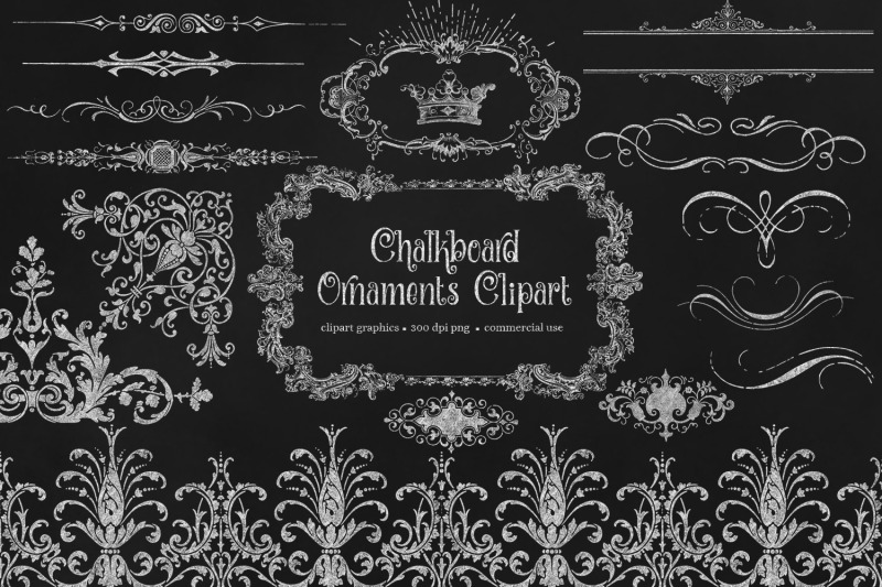 chalkboard-ornaments-clipart