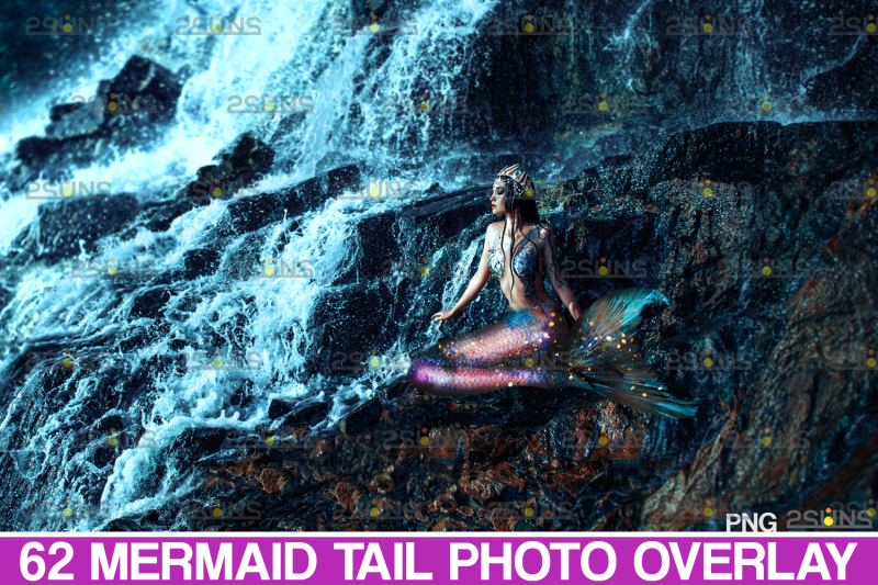 62-mermaid-tail-tails-overlays-clipart-png