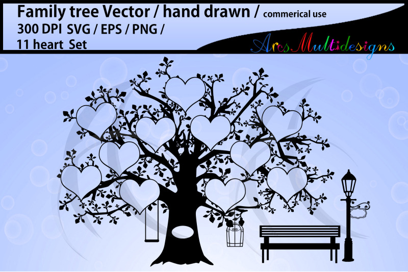 family-tree-template-11-spots-set