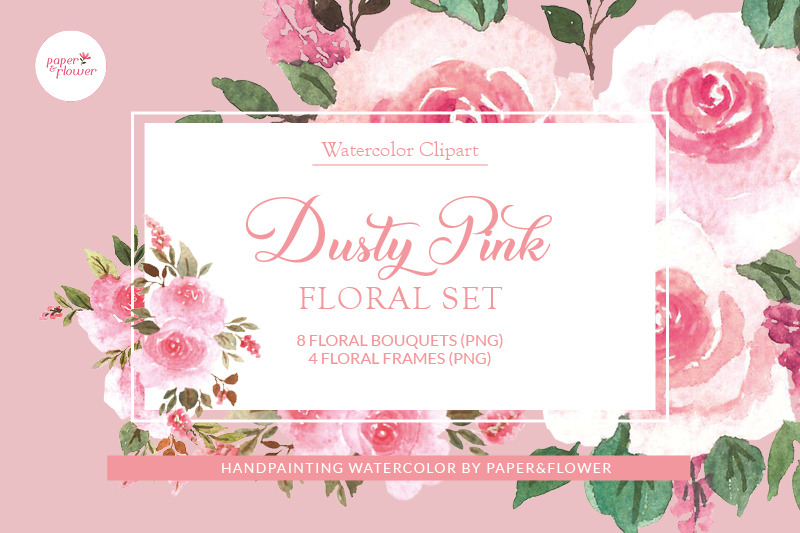 dusty-pink-floral-set