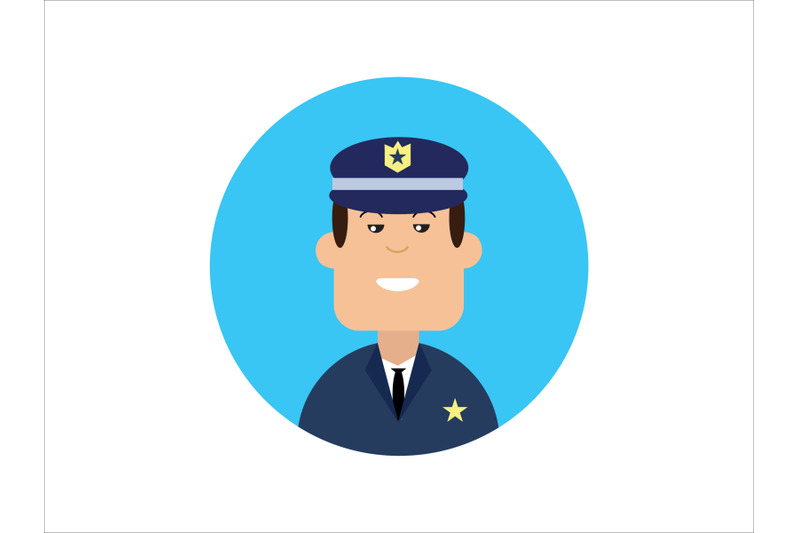 icon-character-police-blue-background