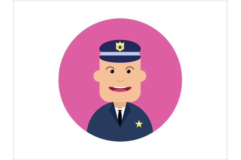 icon-character-police-pink-background