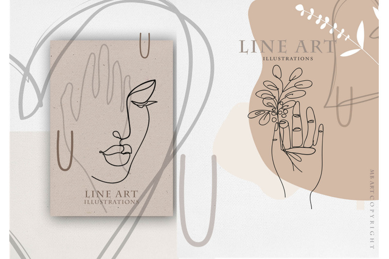 trendy-line-art-collection