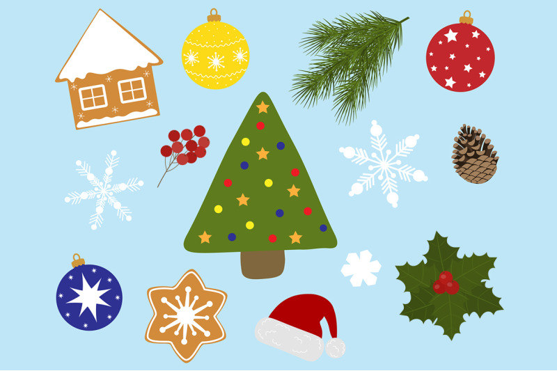 set-new-year-and-christmas-vector-illustration