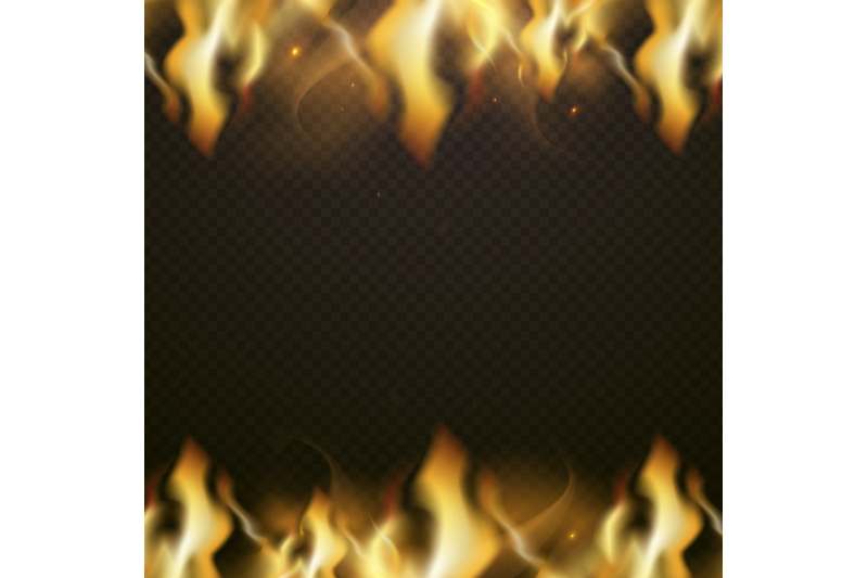 border-frame-fire-banner-with-place-for-text