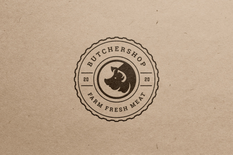 logotype-for-promoting-butcher-store