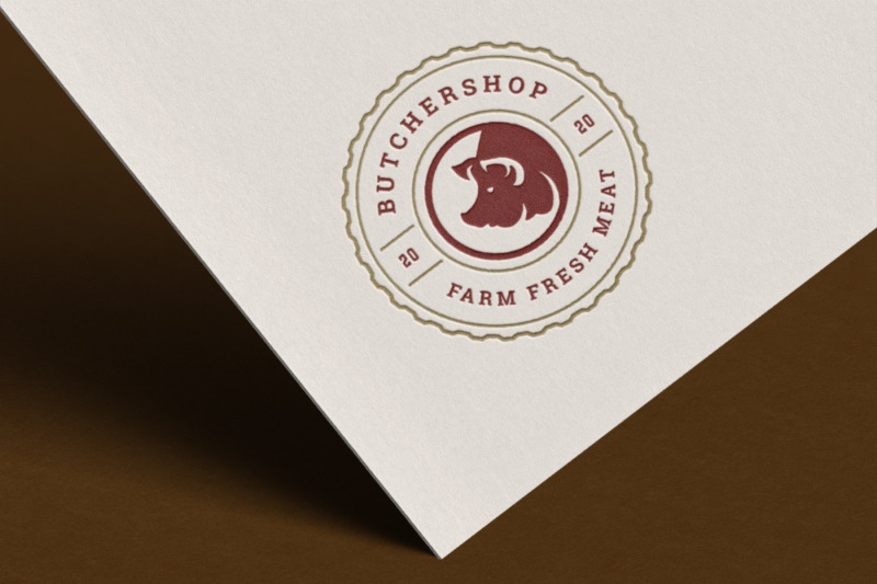 logotype-for-promoting-butcher-store