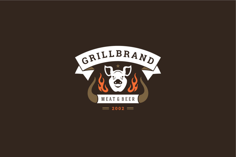 barbecue-grill-logo-template